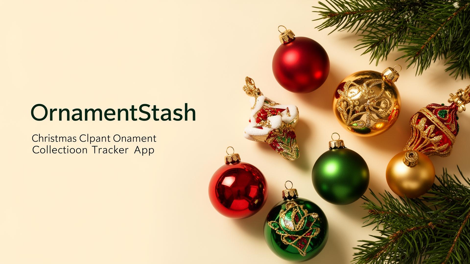 OrnamentStash — Track Your Christmas Ornament Collection